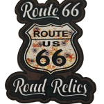 Route 66 Road Relics logo